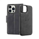 Hanman 2 in 1 Detachable Magnetic Flip Leather Wallet Cover Case for iPhone 16 Plus