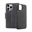 Hanman 2 in 1 Detachable Magnetic Flip Leather Wallet Cover Case for iPhone 16 Pro Hanman