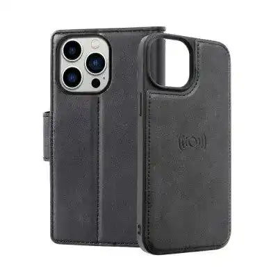 Hanman 2 in 1 Detachable Magnetic Flip Leather Wallet Cover Case for iPhone 16 Pro Max Hanman