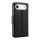 Hanman PU Flip Leather Wallet Case for iPhone 17 Air-Black