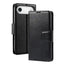 Hanman PU Flip Leather Wallet Case for iPhone 17 Air-Black Hanman