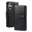 Hanman PU Flip Leather Wallet Case for iPhone 17-Black Hanman