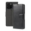Hanman PU Flip Leather Wallet Cover Case for iPhone 16 Pro Max-Black Hanman