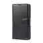 Hanman PU Flip Leather Wallet Cover Case for iPhone 16 Pro Max-Black Hanman