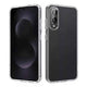 High Quality Acrylic + TPU Hybrid Transparent Case for Samsung Galaxy S25 Edge