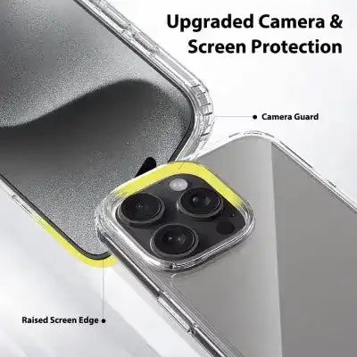 High Quality Acrylic + TPU Hybrid Transparent Case for iPhone 16 Pro Redefine