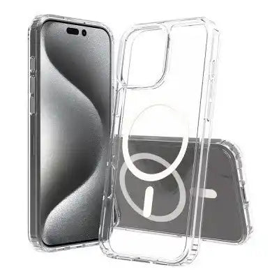 High Quality Acrylic + TPU Hybrid Transparent Magsafe Case for iPhone 16 Pro Max Redefine