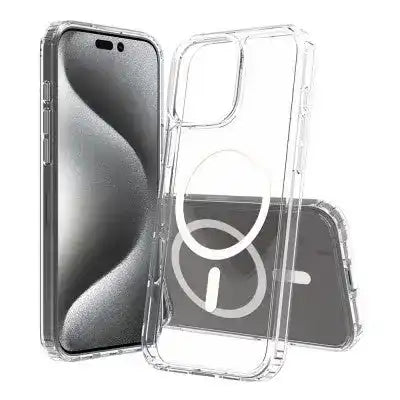 High Quality Acrylic + TPU Hybrid Transparent Magsafe Case for iPhone 16 Pro Redefine