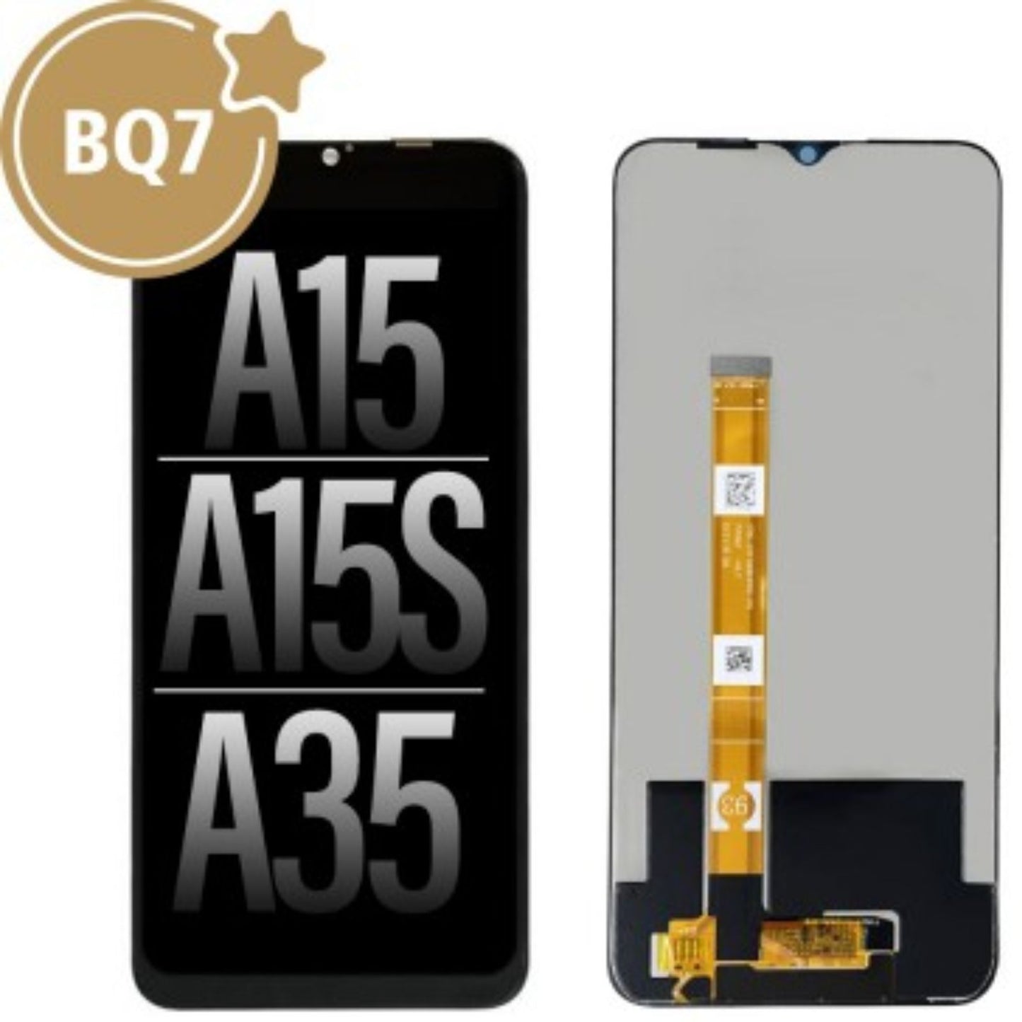 BQ7 LCD Screen Repair for OPPO A15 A15s (As the same as service pack, but not from official OPPO)