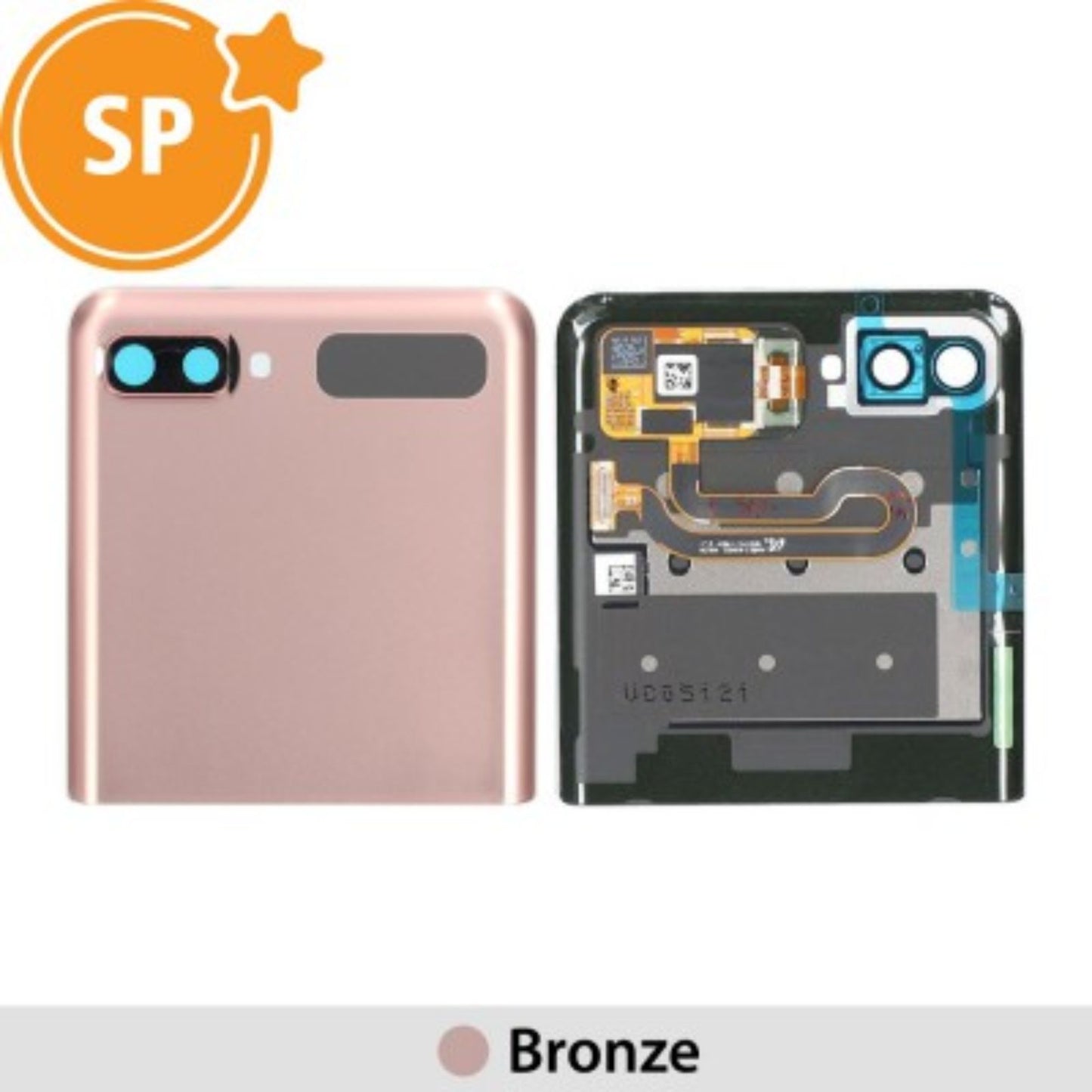 Samsung Galaxy Z Flip 5G F707B Outer LCD Screen Replacement GH96-13806B (Service Pack)-Bronze