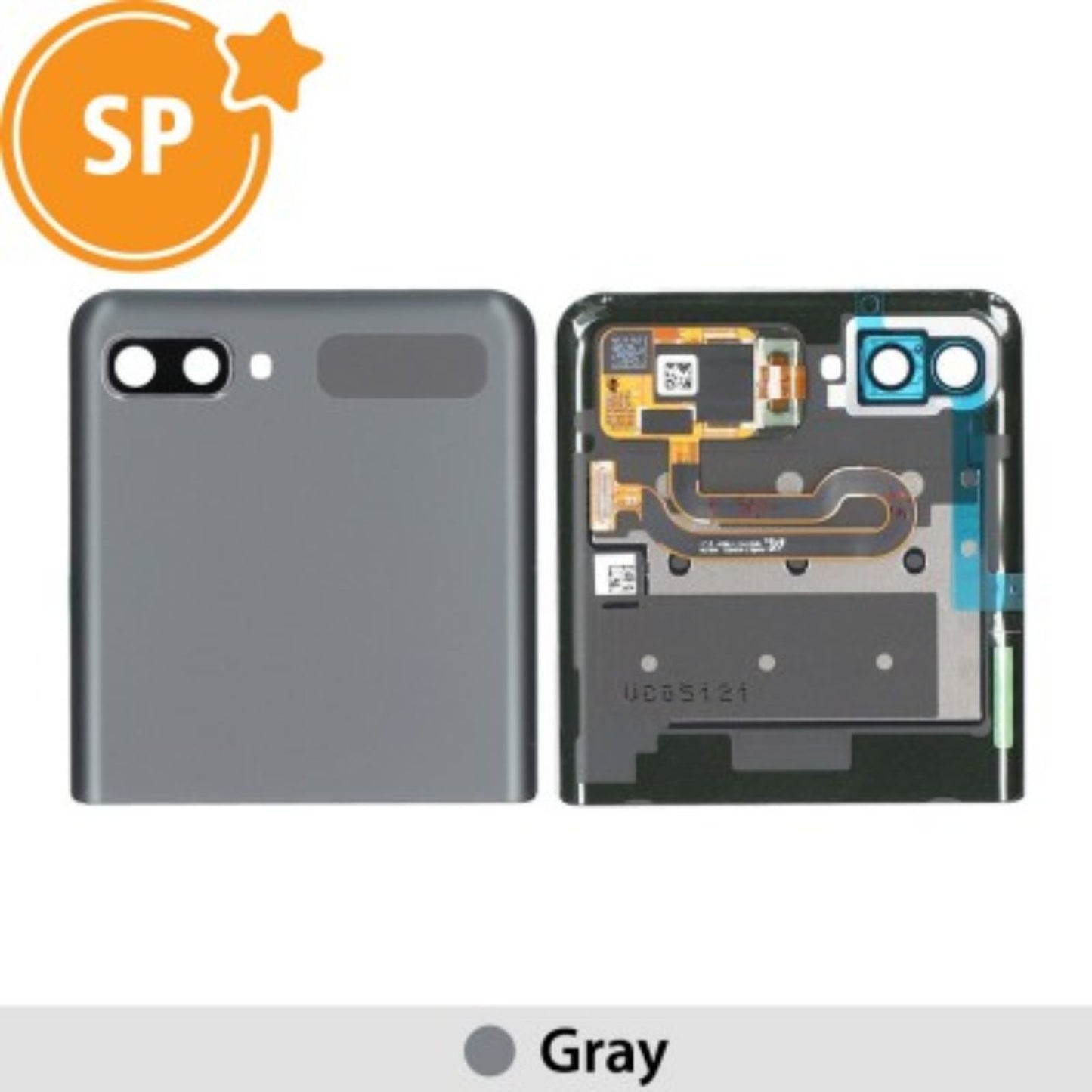 Samsung Galaxy Z Flip 5G F707B Outer LCD Screen Replacement GH96-13806A (Service Pack)-Gray