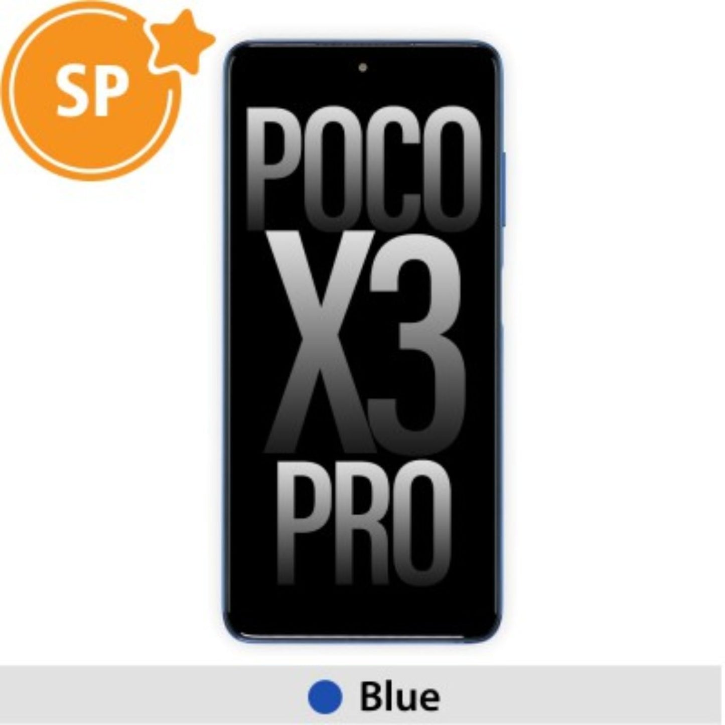 Xiaomi Poco X3 Pro LCD Screen Digitizer 560003J20S00 (Service Pack)-Blue