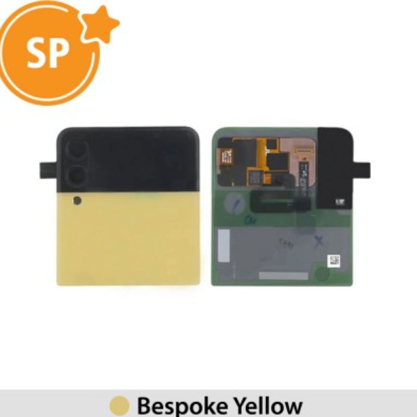 (Service Pack) Outer LCD Screen Repair for Samsung Galaxy Z Flip 3 5G F711B GH97-27031E -Bespoke Yellow