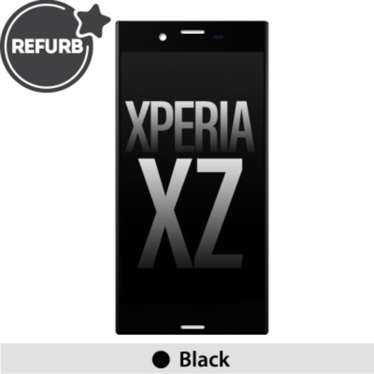 REFURB LCD Screen Repair for Sony Xperia XZ F8331 F8332 without Frame -Black