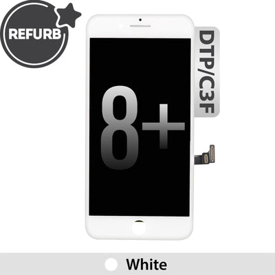 REFURB LCD Assembly for iPhone 8 Plus Screen Replacement (LG, DTP C3F)-White