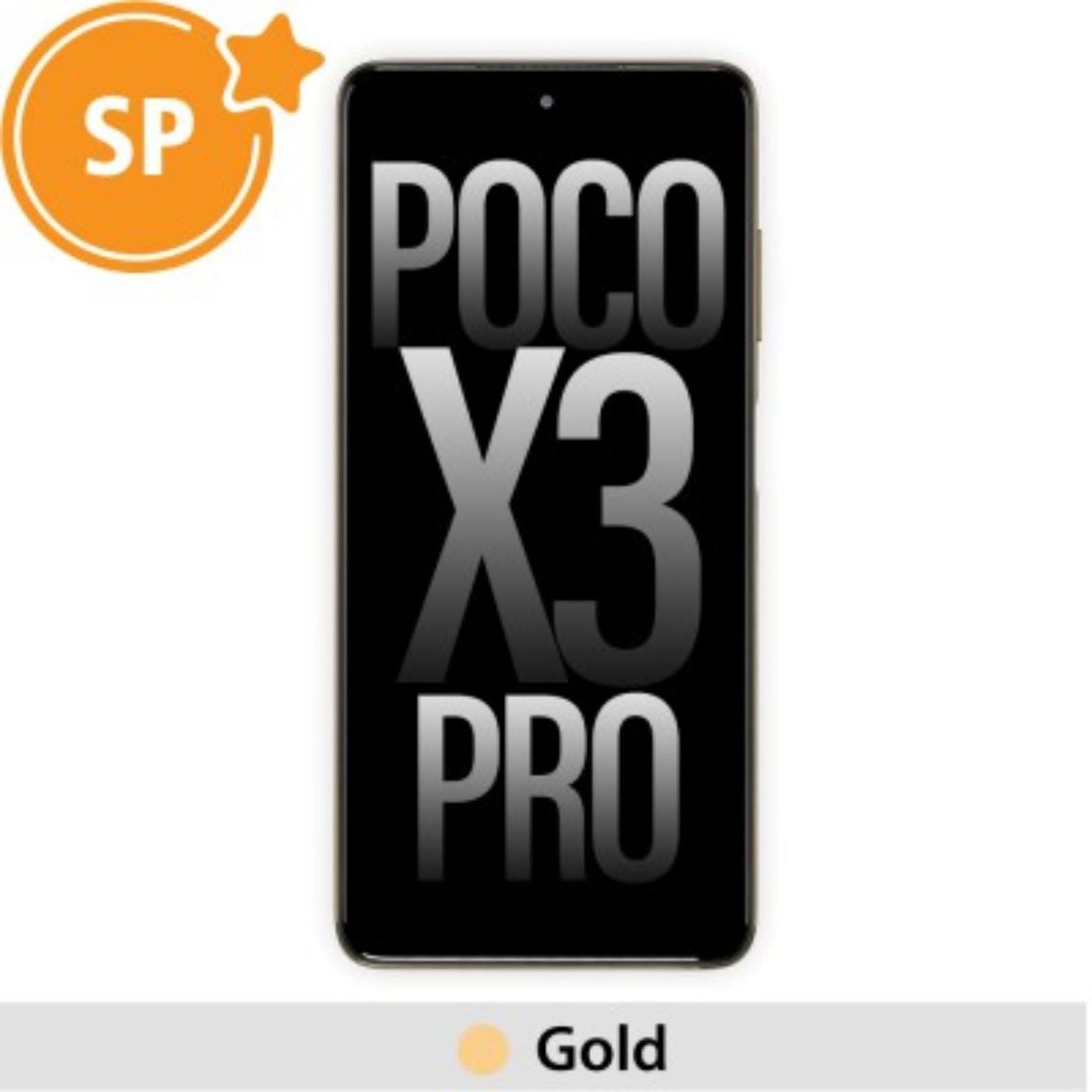 Xiaomi Poco X3 Pro LCD Screen Digitizer 560004J20S00 (Service Pack)-Gold