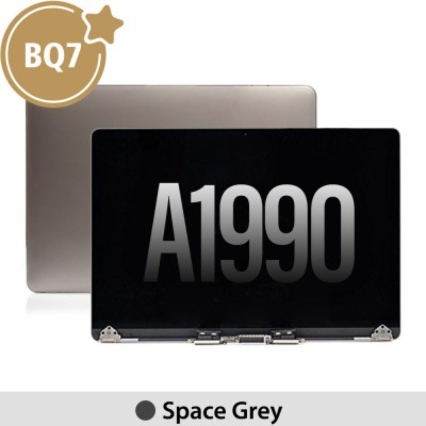 BQ7 Complete LCD Screen Repair for MacBook Pro 15 A1990 (2018)-Space Grey