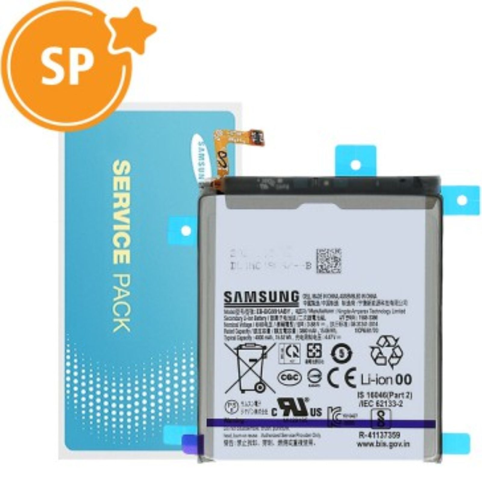 Samsung Galaxy S21 5G G991B Battery 3880mAh GH82-24537A EB-BG991ABY (Service Pack) SP - Service Pack OEM