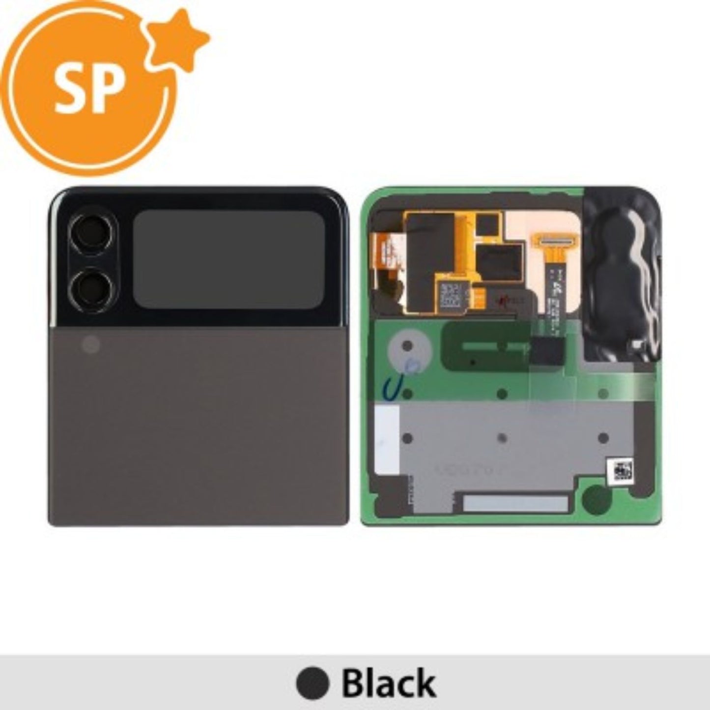 (Service Pack) Outer LCD Screen Repair for Samsung Galaxy Z Flip3 5G F711B GH97-26773A -Black