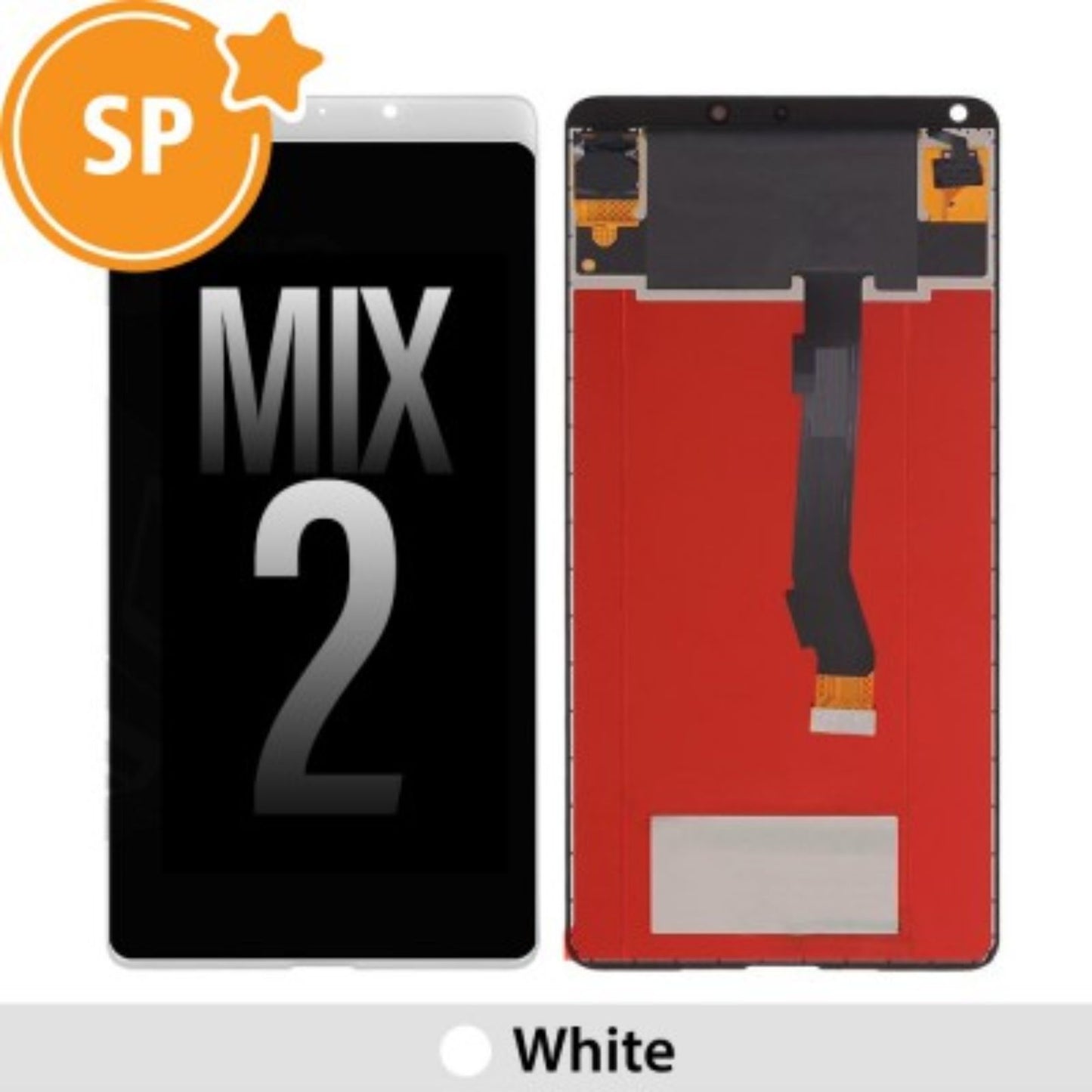 (Service Pack) LCD Screen Repair for Xiaomi Mi Mix 2 -White