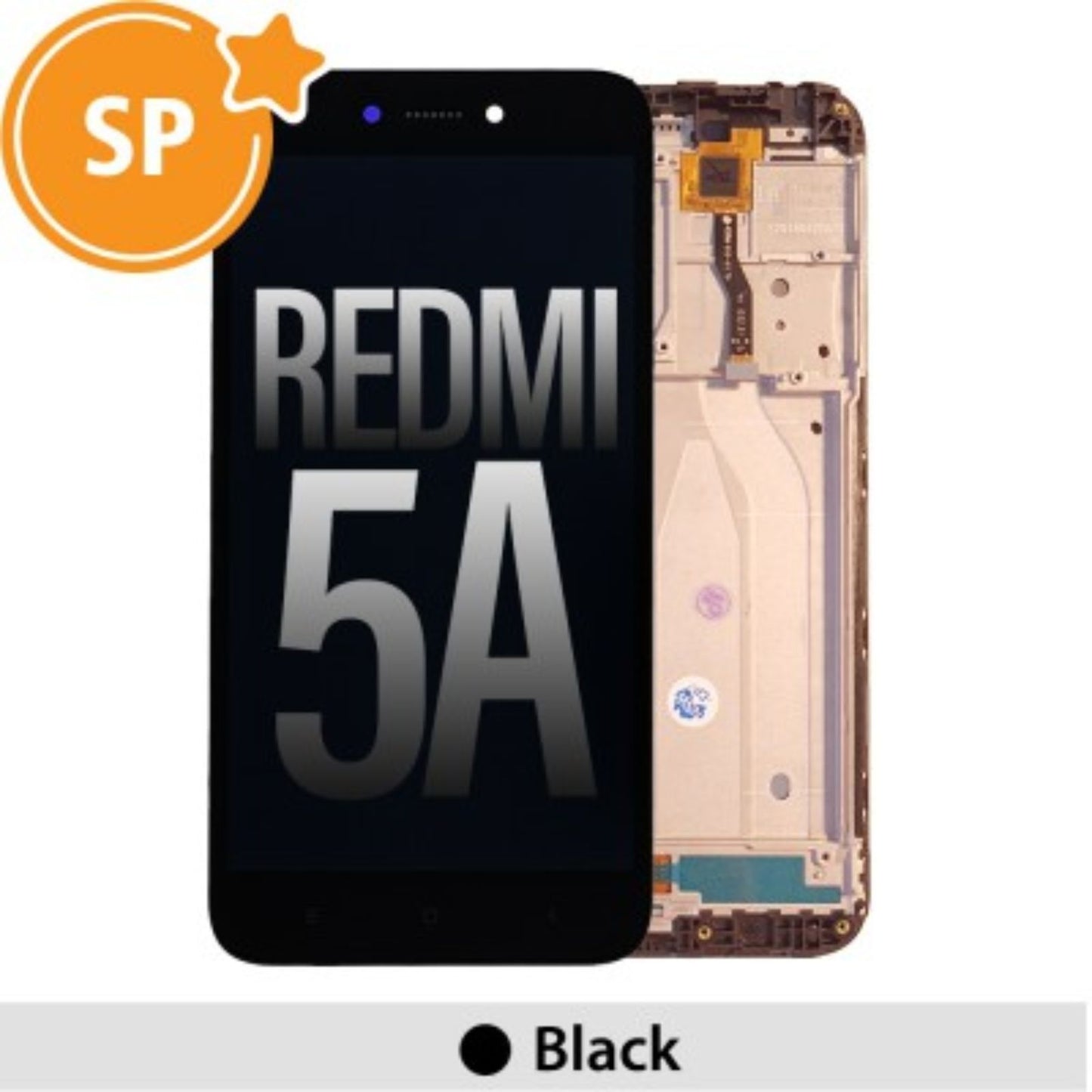 Xiaomi Redmi 5A LCD Screen Digitizer 5606100180B6 (Service Pack)-Black