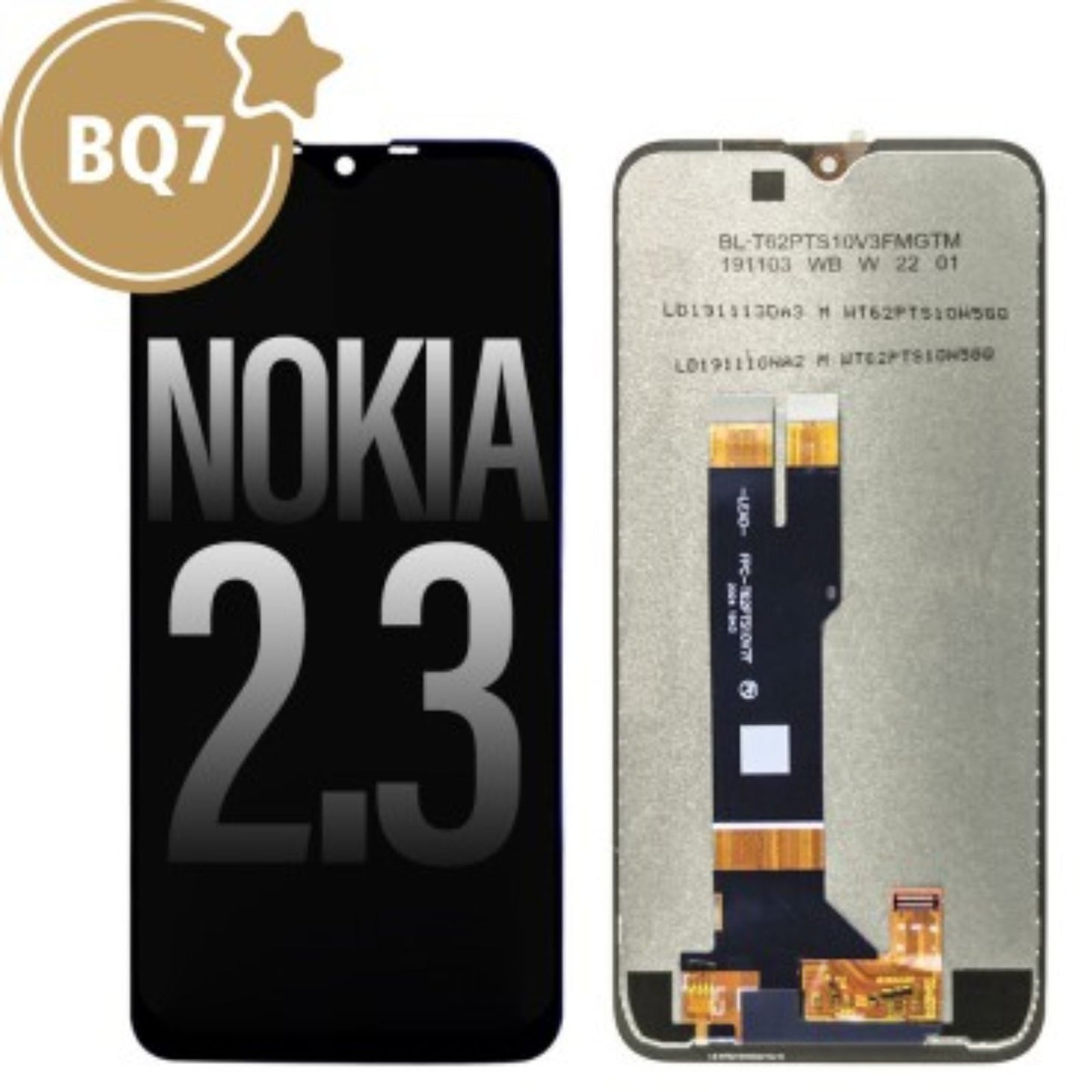 BQ7 LCD Screen Repair for Nokia 2.3 (As the same as service pack, but not from official Nokia)