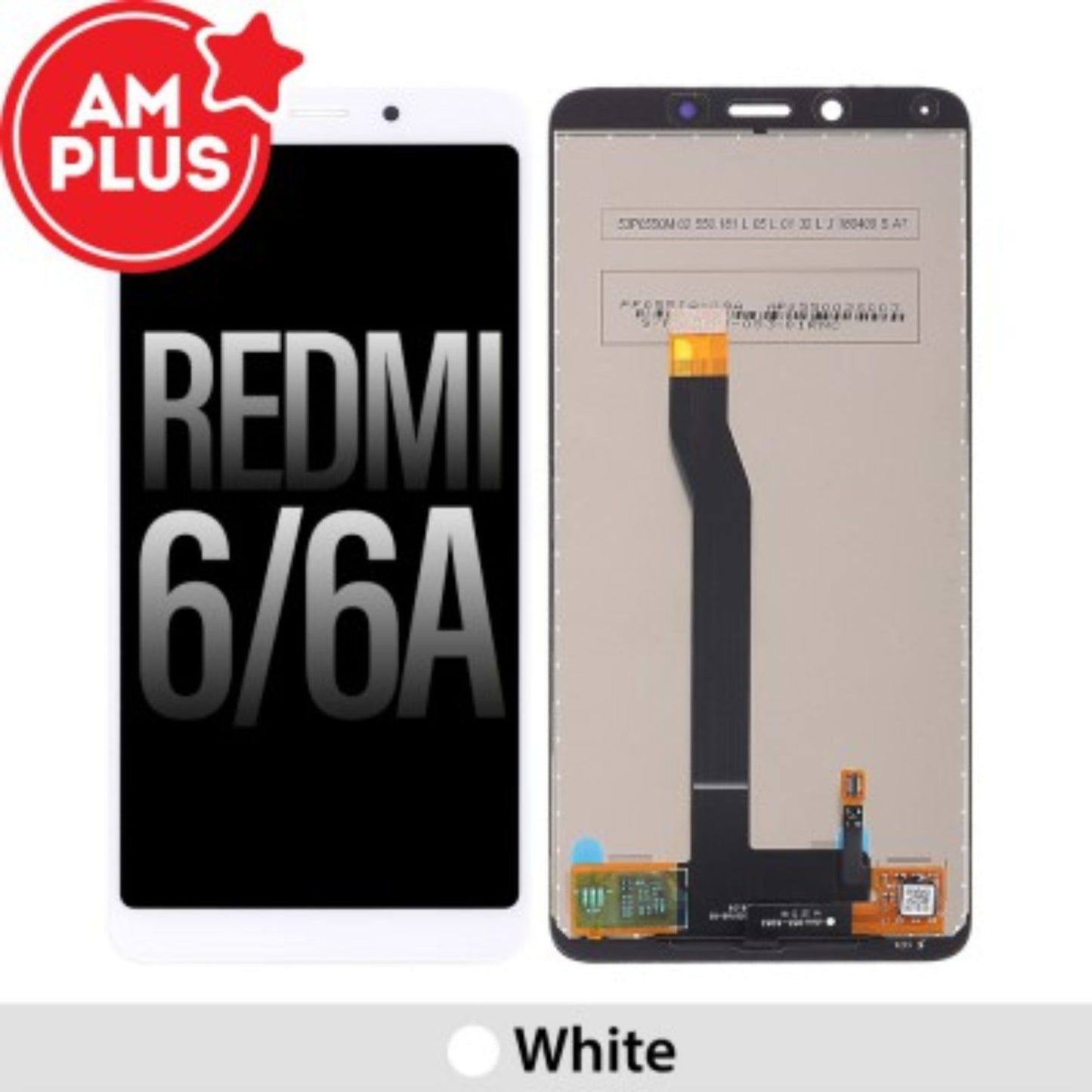 AMPLUS LCD Screen Repair for Xiaomi Redmi 6 6A-White