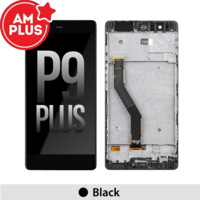 AMPLUS LCD Screen Repair for Huawei P9 Plus with Frame-Black