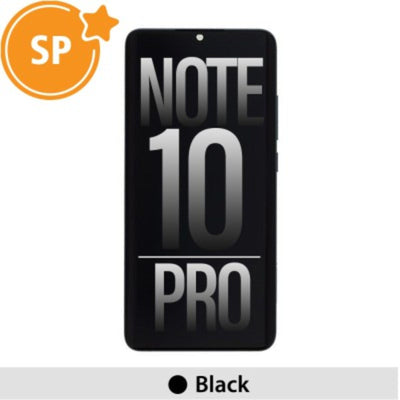 Xiaomi Mi Note 10 Note 10 Pro LCD Screen Digitizer with Frame 56000300F400 (Service Pack)-Black