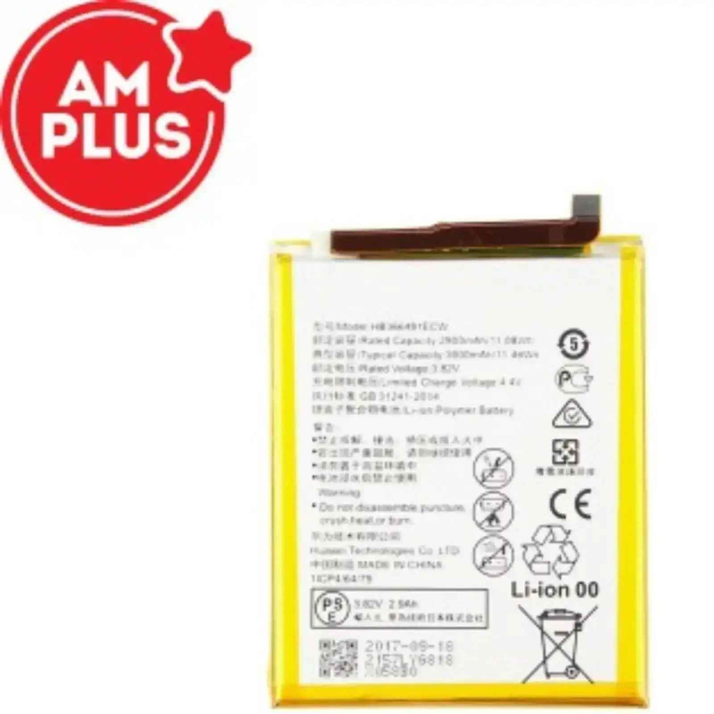 Huawei P9 Replacement Battery 3000mAh AMPLUS