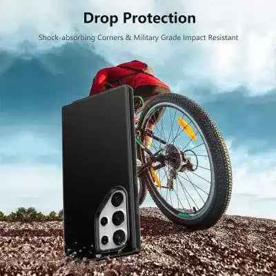 Hybrid Beatles Shockproof Case Cover with Magnetic Ring for Samsung Galaxy S25 Ultra