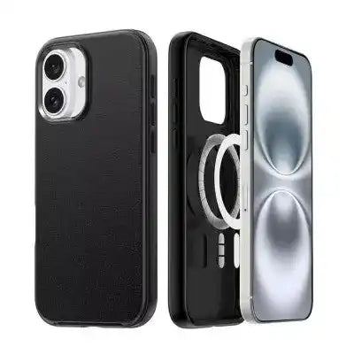 Hybrid Beatles Shockproof Case Cover with Magnetic Ring for iPhone 16 Plus Shockproof