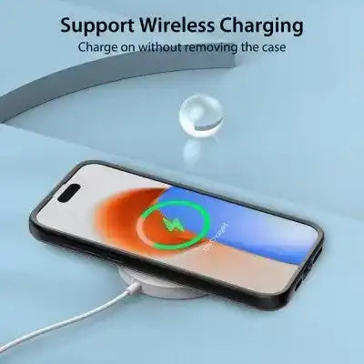 Hybrid Beatles Shockproof Case Cover with Magnetic Ring for iPhone 16 Shockproof