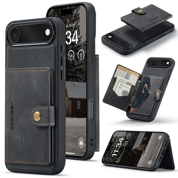 JEEHOOD J01 Retro Magnetic Detachable Wallet Phone Case JEEHOOD