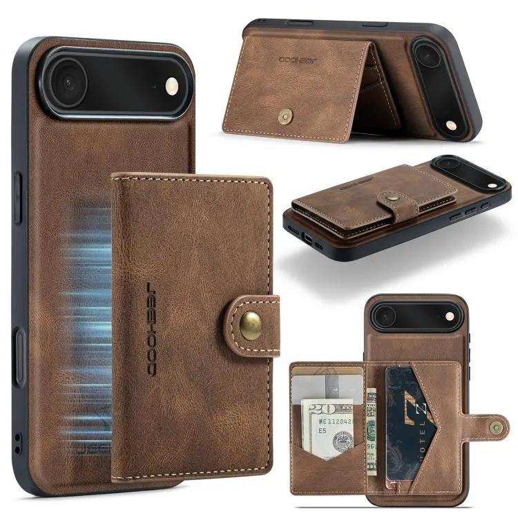JEEHOOD J01 Retro Magnetic Detachable Wallet Phone Case JEEHOOD