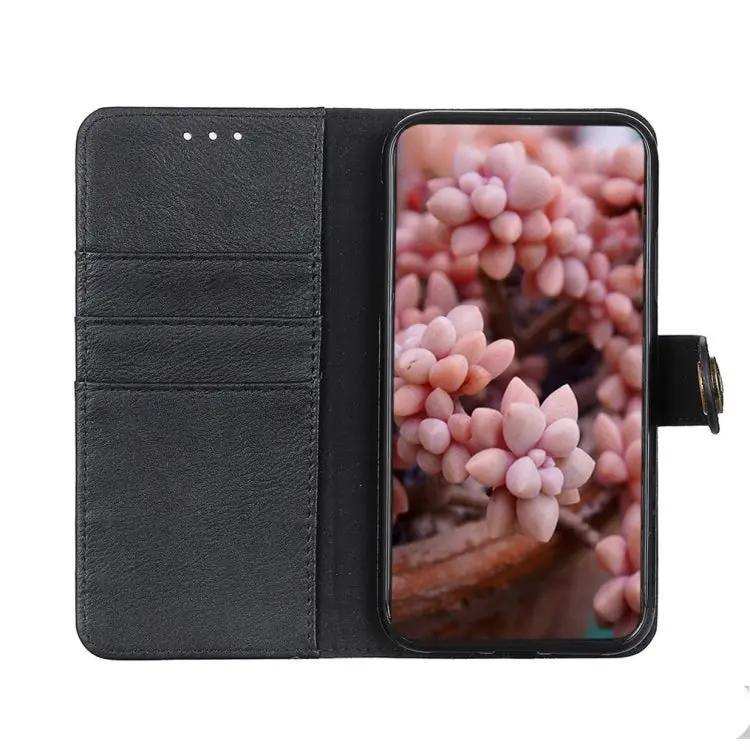 KHAZNEH Cowhide Texture Horizontal Flip Leather Phone Case MyMobile