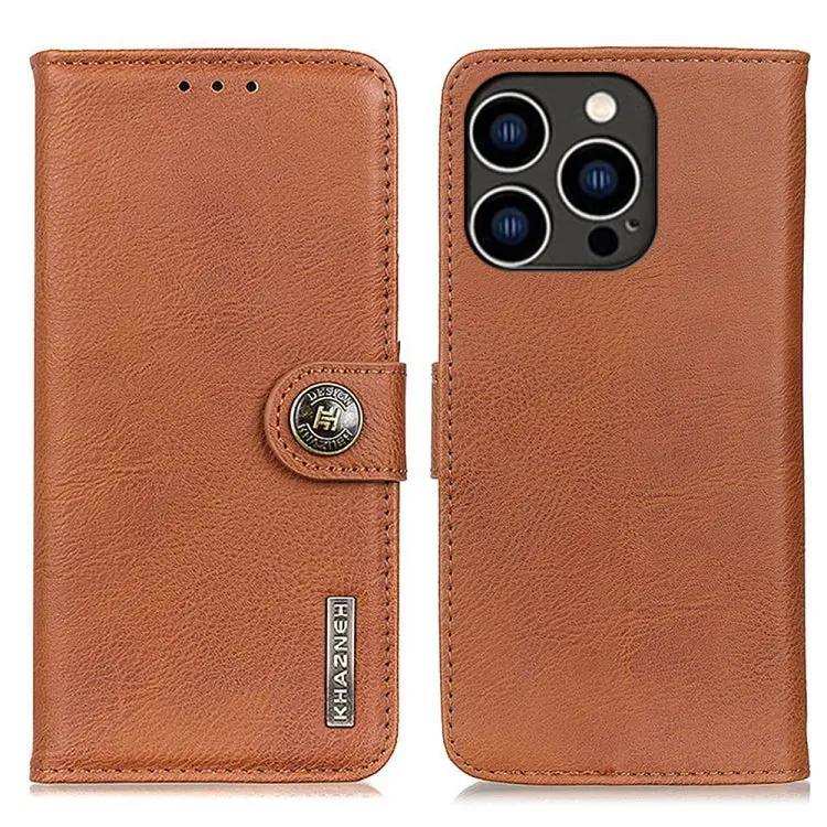 KHAZNEH Cowhide Texture Horizontal Flip Leather Phone Case MyMobile