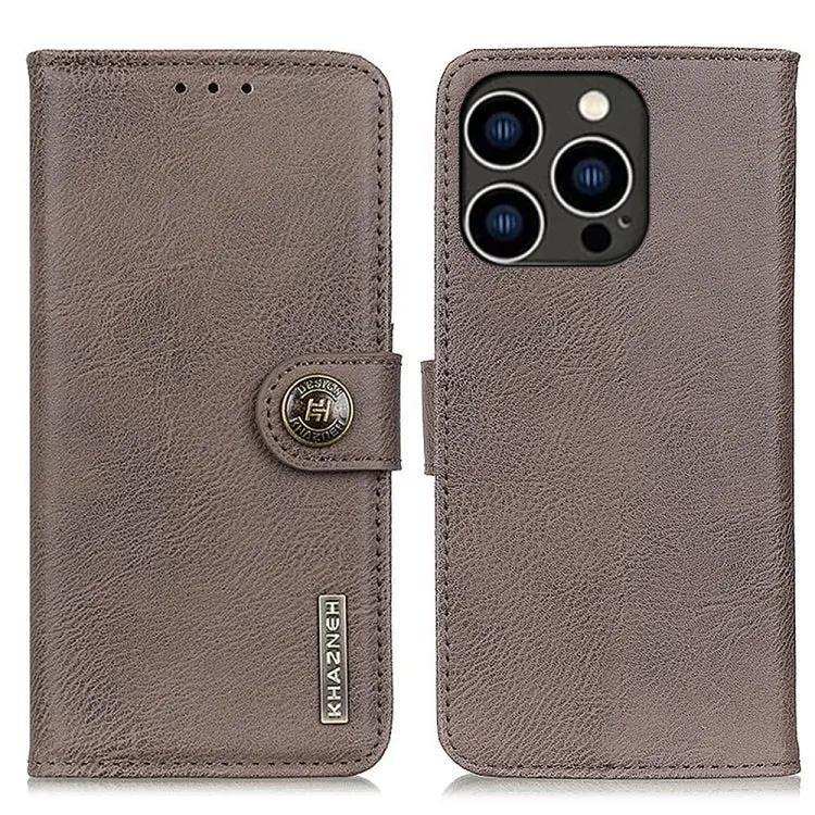 KHAZNEH Cowhide Texture Horizontal Flip Leather Phone Case MyMobile