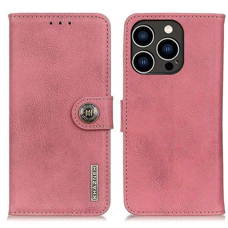 KHAZNEH Cowhide Texture Horizontal Flip Leather Phone Case MyMobile