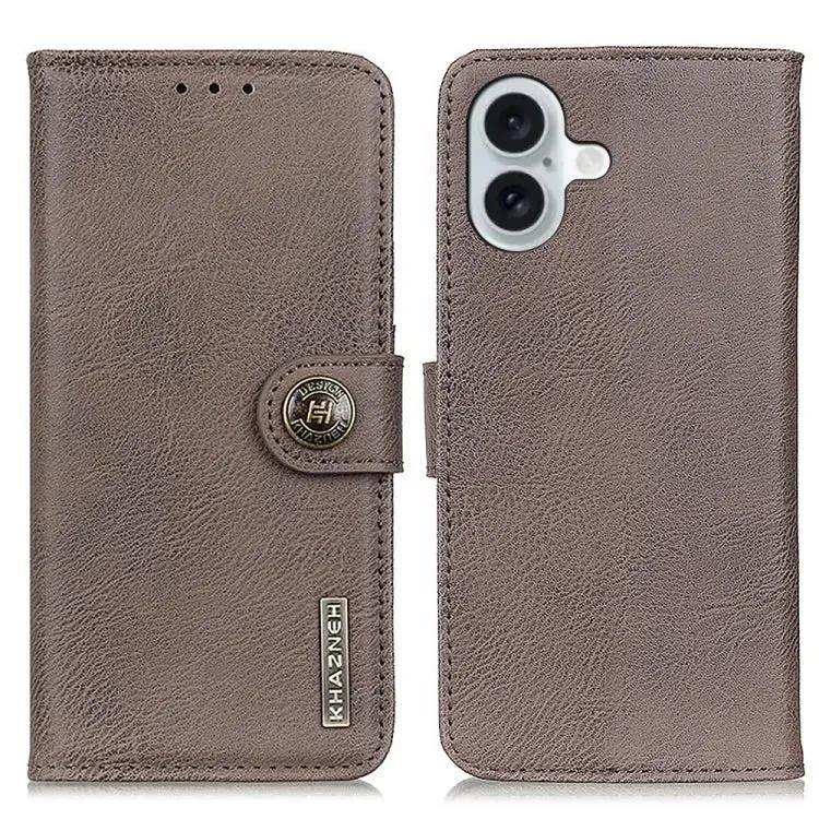 KHAZNEH Cowhide Texture Horizontal Flip Leather Phone Case MyMobile