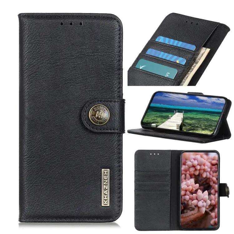 KHAZNEH Cowhide Texture Horizontal Flip Leather Phone Case MyMobile
