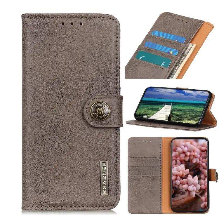 KHAZNEH Cowhide Texture Horizontal Flip Leather Phone Case MyMobile