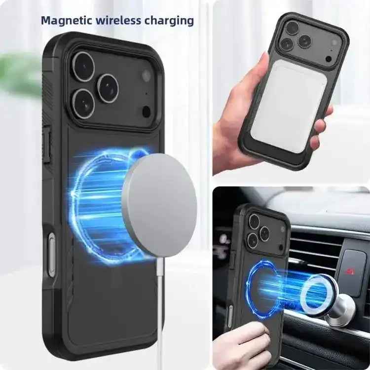 Kalebol 2 in 1 Matte MagSafe Shockproof Phone Case Kalebol