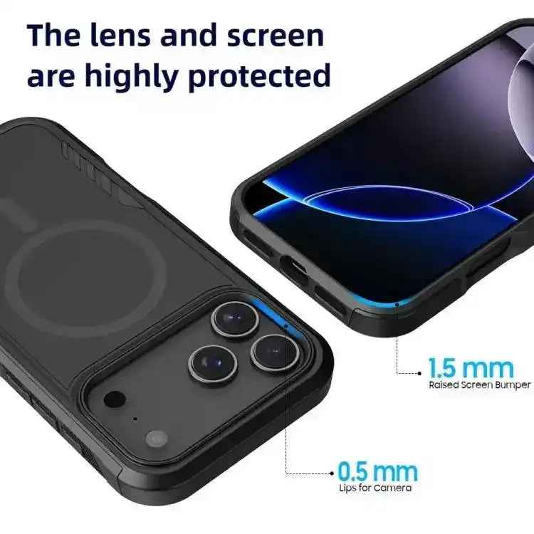 Kalebol 2 in 1 Matte MagSafe Shockproof Phone Case Kalebol