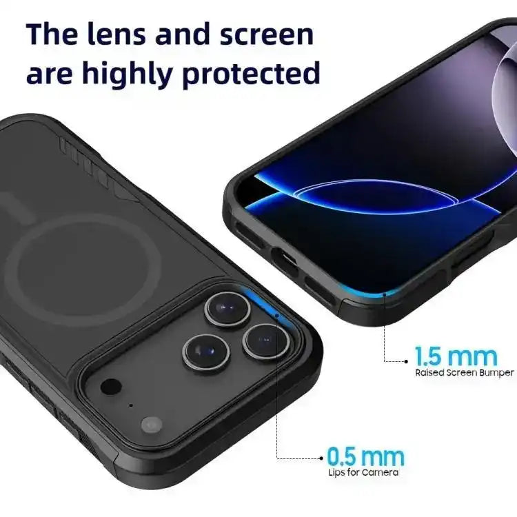 Kalebol 2 in 1 Matte MagSafe Shockproof Phone Case Kalebol