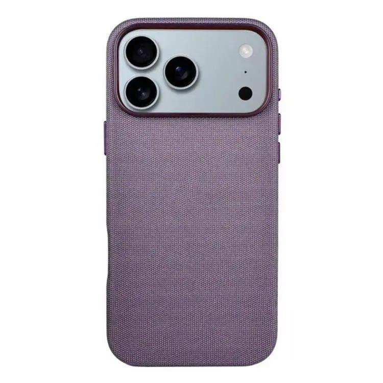 Kalebol Fabric-Textured Perforated MagSafe PC Phone Case Kalebol
