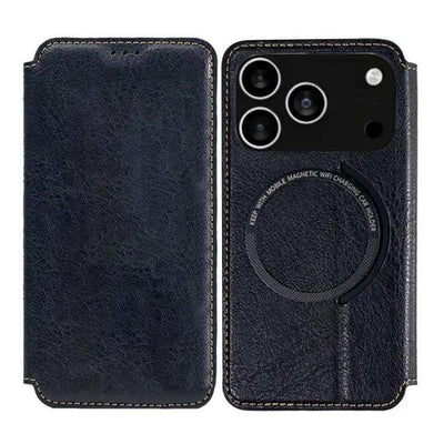Kalebol Flip Card Slot MagSafe Leather Phone Case Kalebol