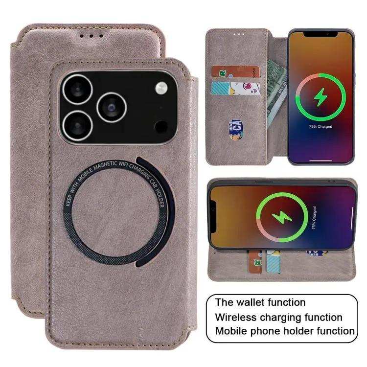 Kalebol Flip Card Slot MagSafe Leather Phone Case Kalebol