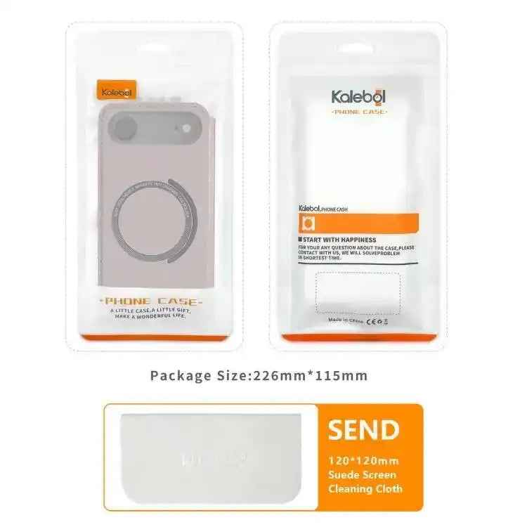 Kalebol Flip Card Slot MagSafe Leather Phone Case