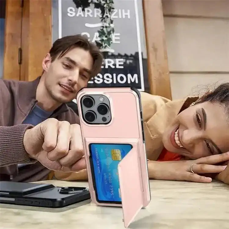 Kalebol Flip Card Wallet Holder Shockproof Phone Case Kalebol